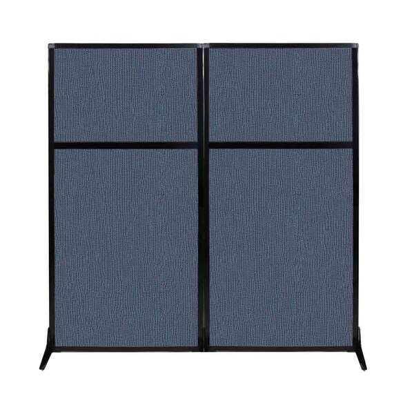 Work Station Screen 66" x 70" Ocean Fabric